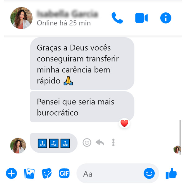 Depoimento de cliente